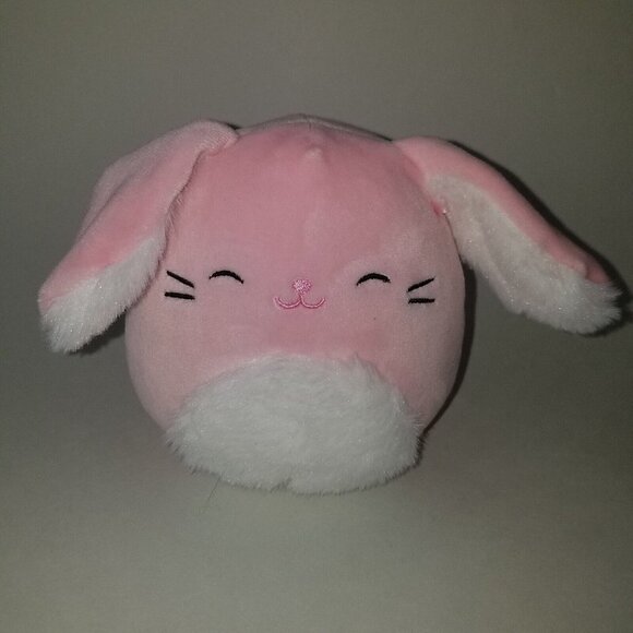 Squishmallows BOP Pink Bunny Rabbit Plush Small 5" Easter Stuffed Toy Gift - Picture 1 of 6